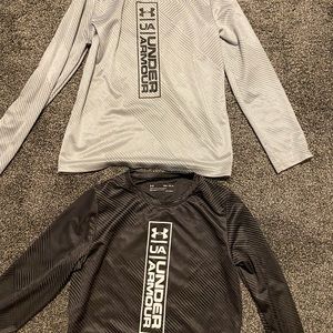 Two under armor long sleeve shirts